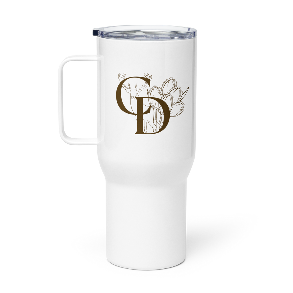 White Tumbler with Bible Verse
