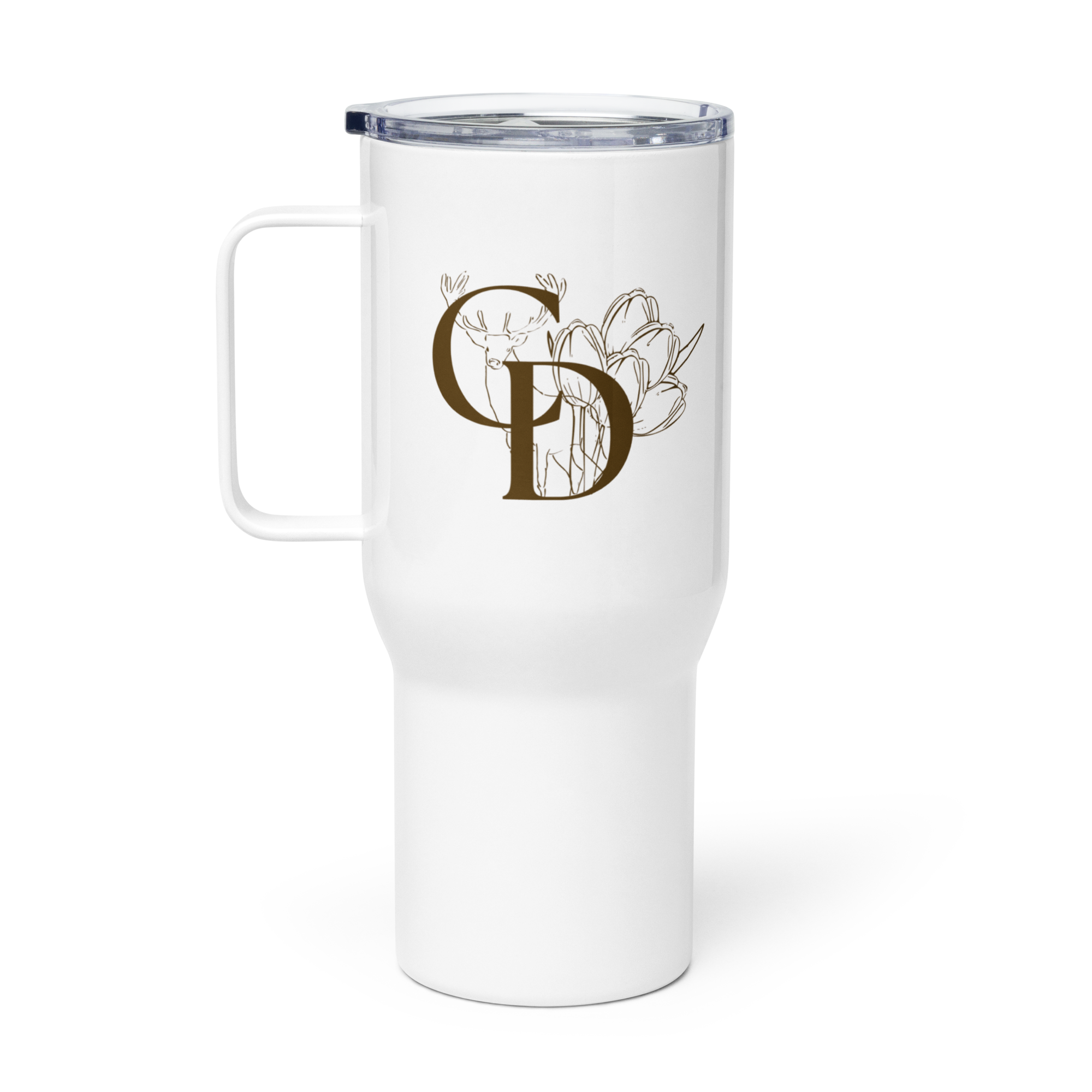 White Tumbler with Bible Verse