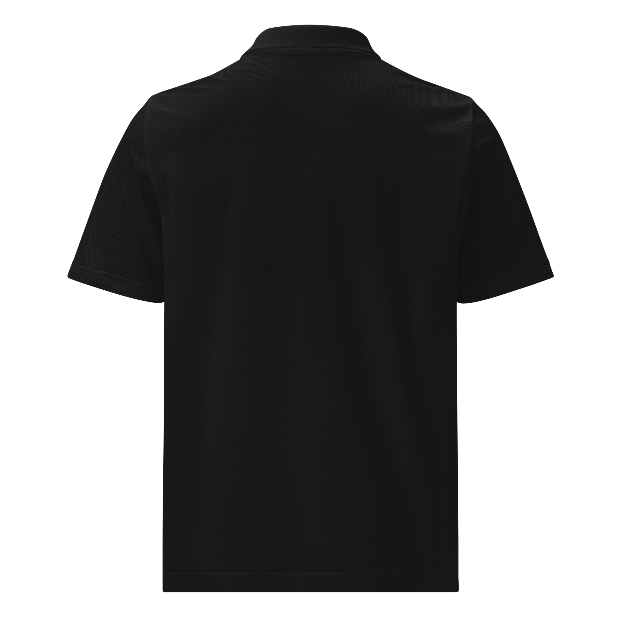 Men's Black Performance Polo