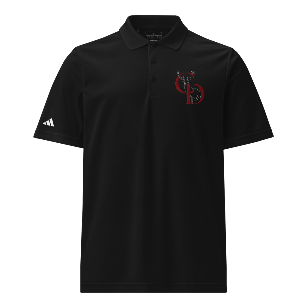 Men's Black Performance Polo