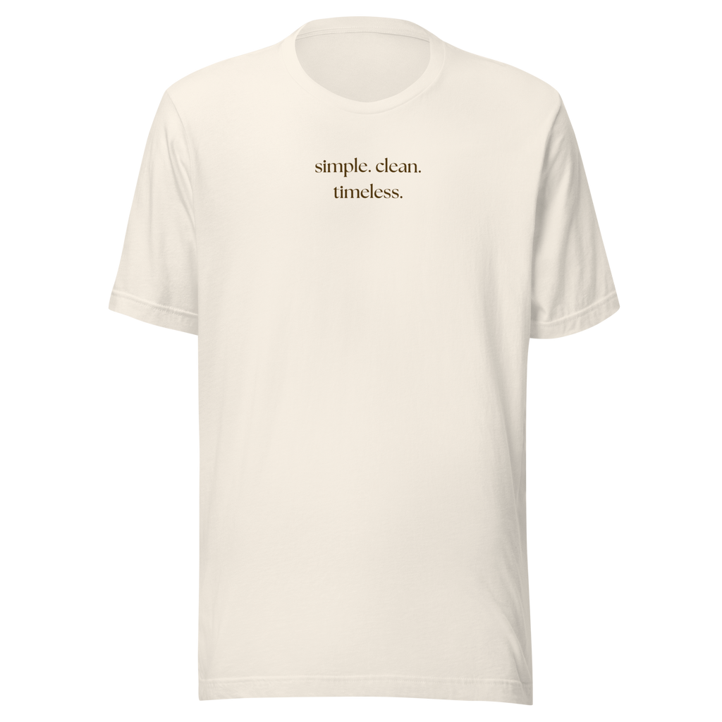 Short Sleeve Vintage White T-Shirt (Flower Logo)