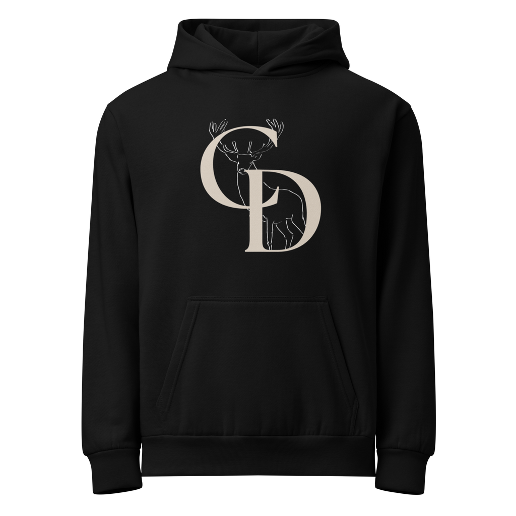 Black Fleece Hoodie (Deer Logo)