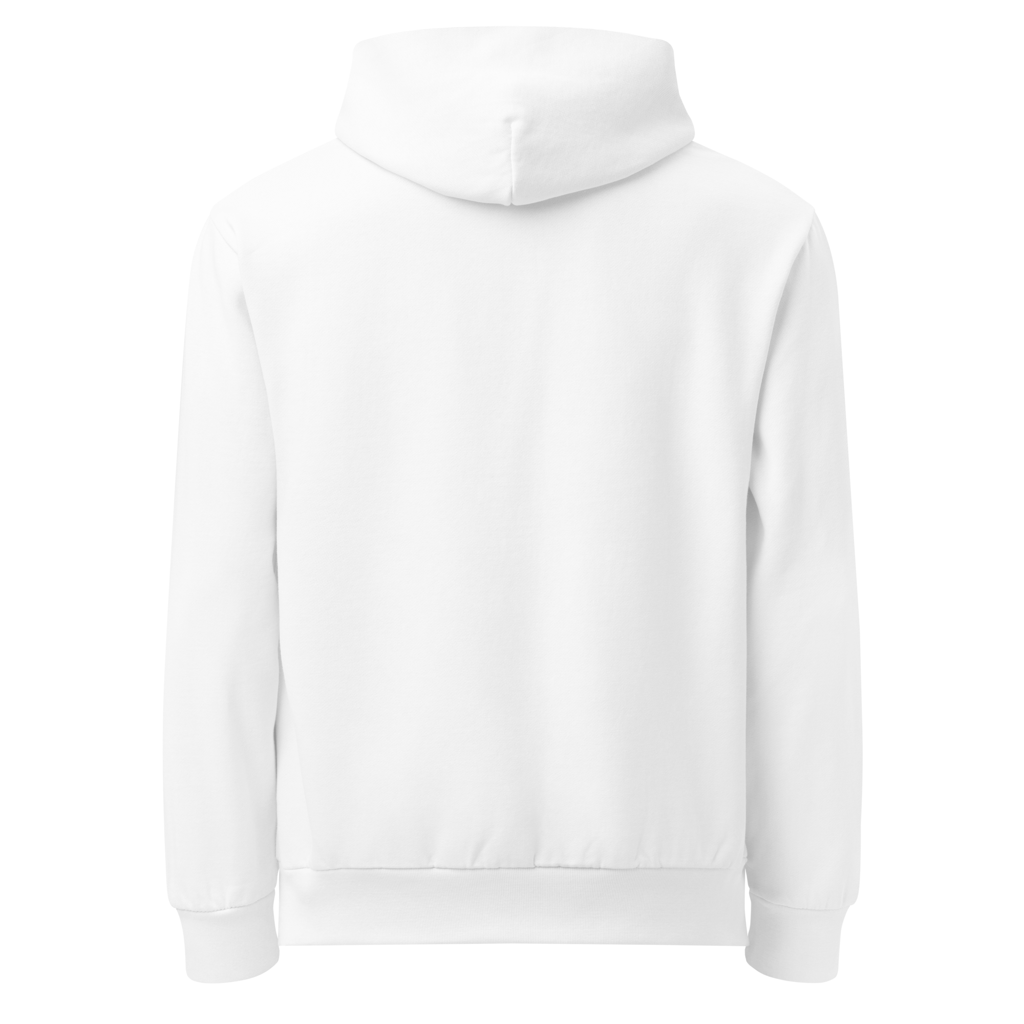 White Fleece Hoodie (Flower Logo)