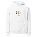 White Fleece Hoodie (Flower Logo)