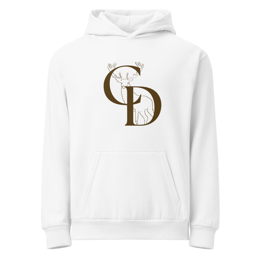 White Fleece Sweatshirt (Deer Logo)
